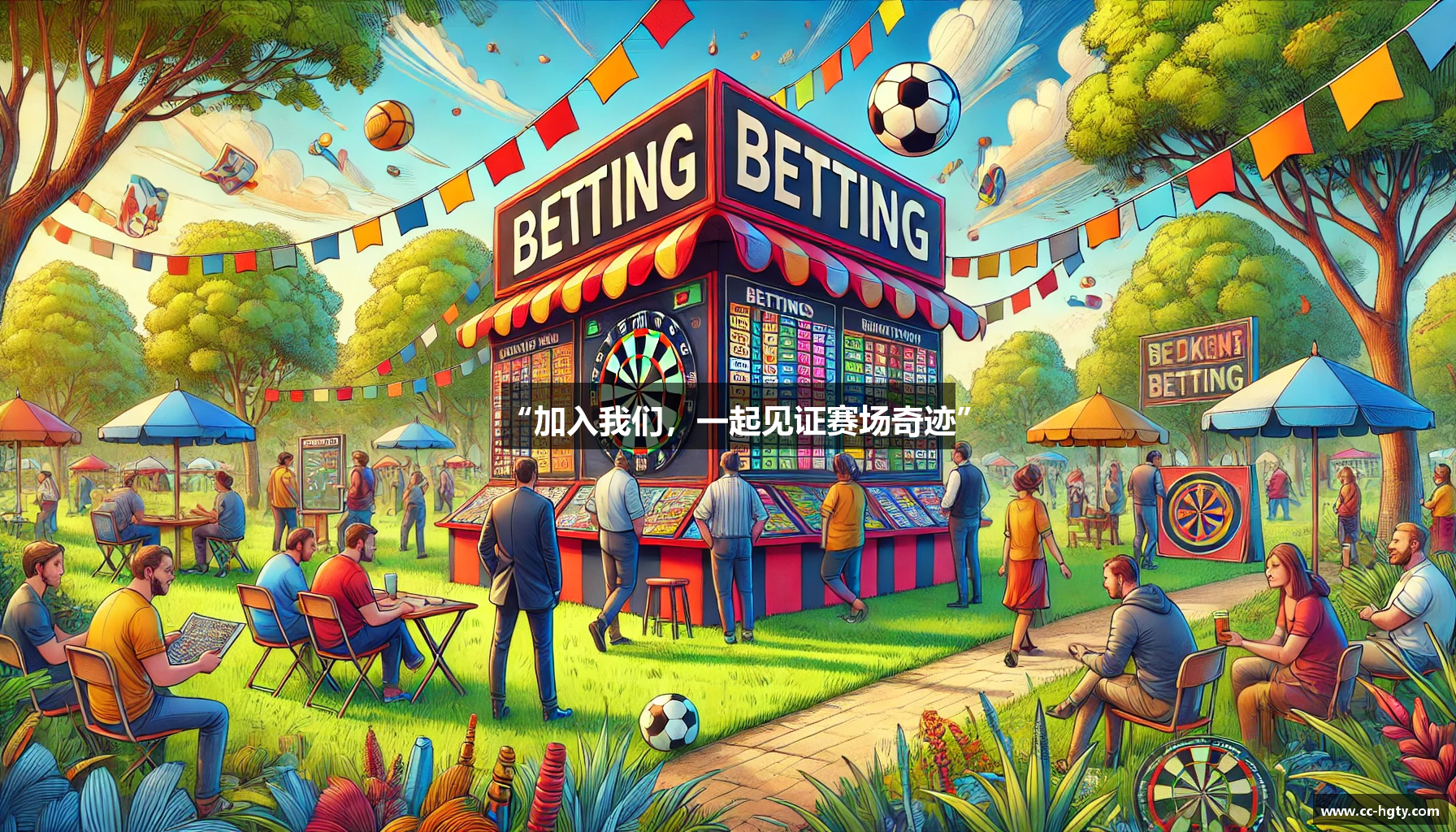 “加入我们，一起见证赛场奇迹”